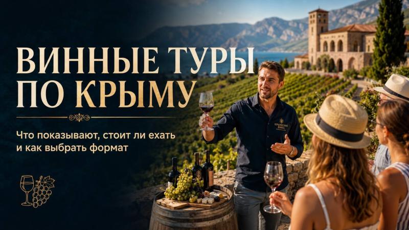 Винные туры по Крыму: что там показывают, стоит ли ехать и как выбрать формат под себя