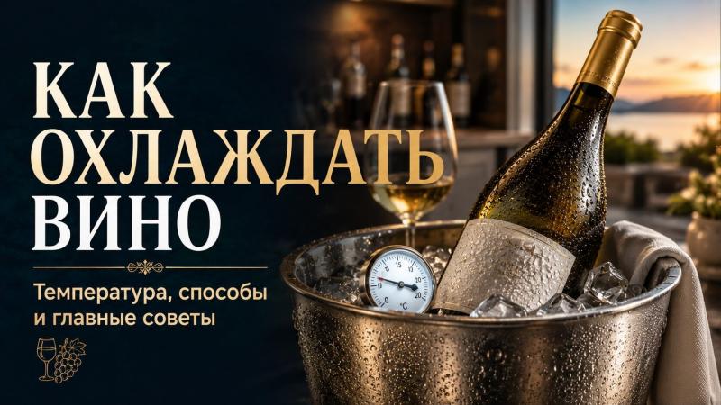 Как охлаждать вино