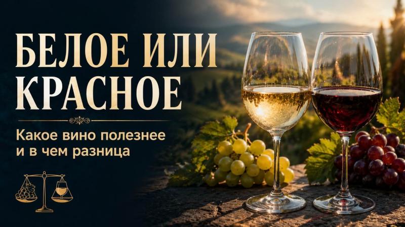 Какое вино полезнее: белое или красное