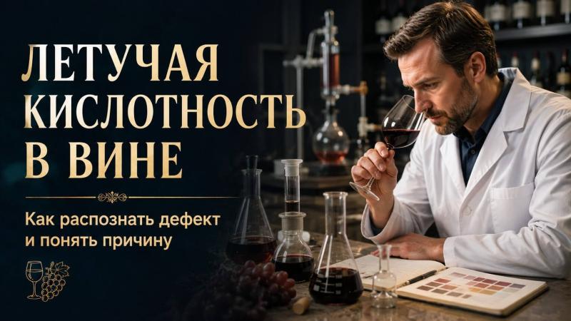 Что означает летучая кислотность в вине?
