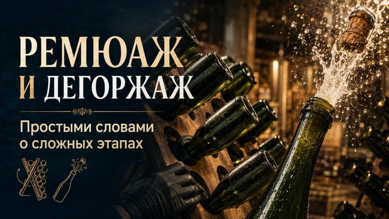 Ремюаж и дегоржаж: простыми словами о самых сложных этапах виноделия