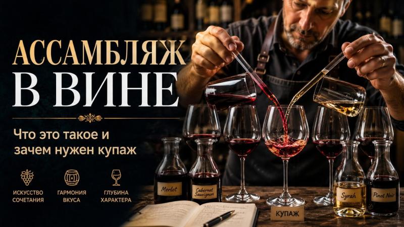 Ассамбляж в вине: что это такое