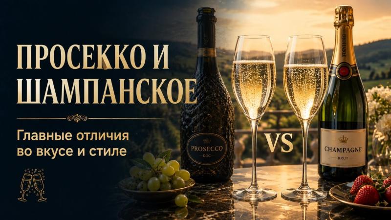 Чем отличается просекко от шампанского?