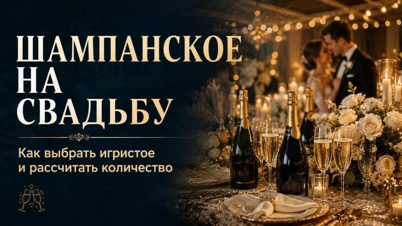 Шампанское на свадьбу: как не ошибиться с выбором и количеством