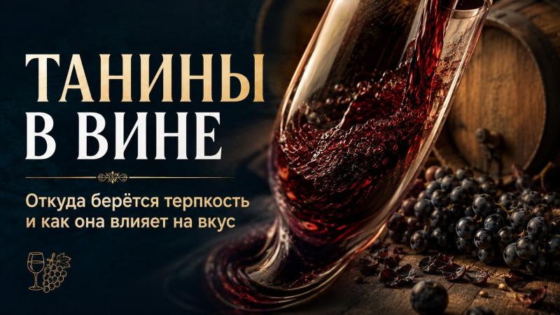 Танины в вине: что это и зачем они нужны?