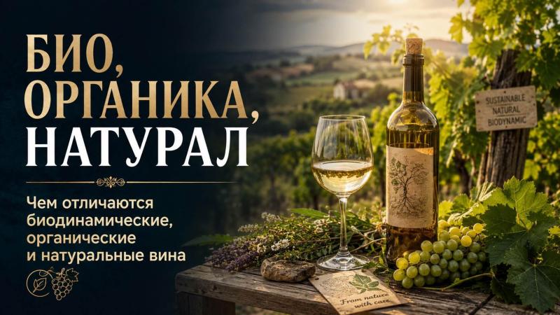 В чем разница между органическим и биодинамическим вином?